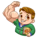 💪-I hate Valentine's Day!, Telegram Sticker