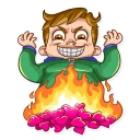 😈-I hate Valentine's Day!, Telegram Sticker