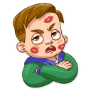 😒-I hate Valentine's Day!, Telegram Sticker
