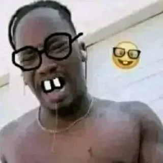🤓-  : @stikery4, Telegram Sticker