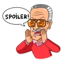 😵-Stan Lee, Telegram Sticker