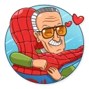 🤗-Stan Lee, Telegram Sticker