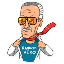 😠-Stan Lee, Telegram Sticker
