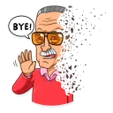 😟-Stan Lee, Telegram Sticker