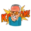 😡-Stan Lee, Telegram Sticker