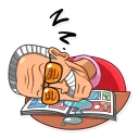 😴-Stan Lee, Telegram Sticker