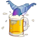 😝-Insane Dove, Telegram Sticker