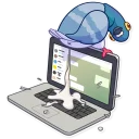 💩-Insane Dove, Telegram Sticker