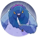 😡-Insane Dove, Telegram Sticker
