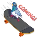 🏃-Insane Dove, Telegram Sticker
