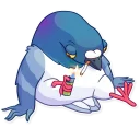😔-Insane Dove, Telegram Sticker