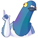 🖕-Insane Dove, Telegram Sticker
