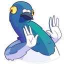 ⛔️-Insane Dove, Telegram Sticker