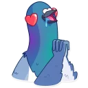 😍-Insane Dove, Telegram Sticker