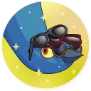 😎-Insane Dove, Telegram Sticker
