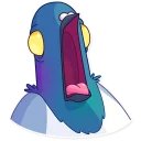 😨-Insane Dove, Telegram Sticker
