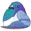 😑-Insane Dove, Telegram Sticker