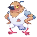 😠-Insane Dove, Telegram Sticker