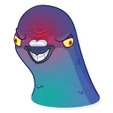 😈-Insane Dove, Telegram Sticker