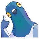 👍-Insane Dove, Telegram Sticker
