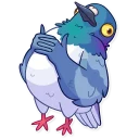 😐-Insane Dove, Telegram Sticker