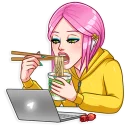 🍽-Internet Addiction, Telegram Sticker