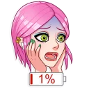 😨-Internet Addiction, Telegram Sticker
