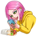 🤤-Internet Addiction, Telegram Sticker