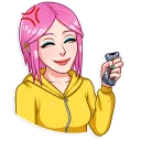 😈-Internet Addiction, Telegram Sticker