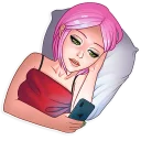 😪-Internet Addiction, Telegram Sticker