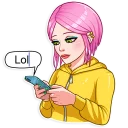 😂-Internet Addiction, Telegram Sticker