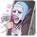 😪-What We Do in the Shadows, Telegram Sticker