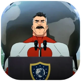 😎-Invincible, Telegram Sticker