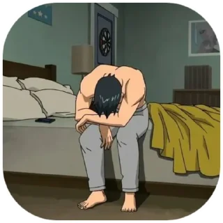 😔-Invincible, Telegram Sticker