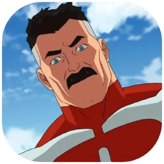 😕-Invincible, Telegram Sticker
