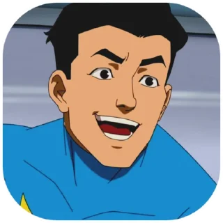 😄-Invincible, Telegram Sticker