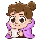 ☕️-Irinka The Girl, Telegram Sticker