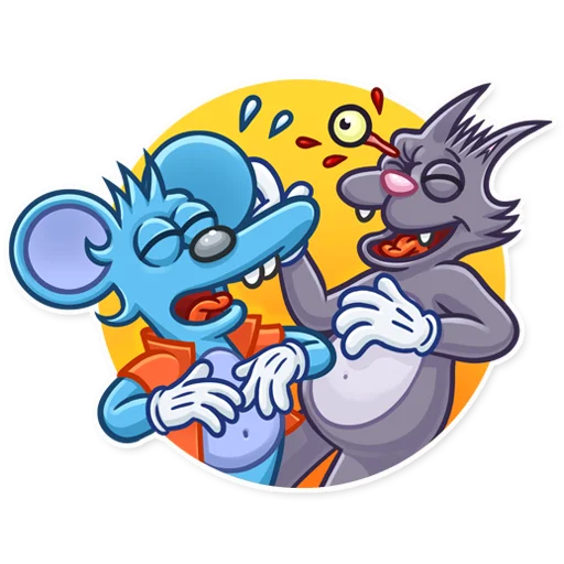 The Itchy & Scratchy, telegram sticker