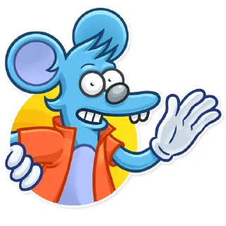 👋-The Itchy & Scratchy, Telegram Sticker