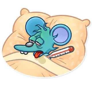 🤒-The Itchy & Scratchy, Telegram Sticker