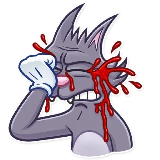 🤦‍♂️-The Itchy & Scratchy, Telegram Sticker