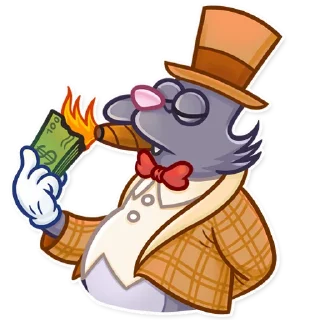 💰-The Itchy & Scratchy, Telegram Sticker