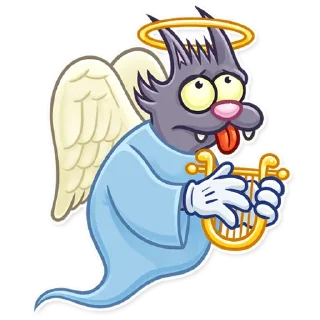 😵-The Itchy & Scratchy, Telegram Sticker