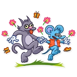 🎉-The Itchy & Scratchy, Telegram Sticker