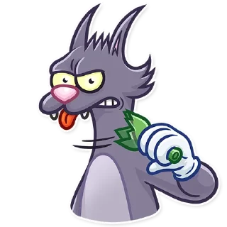 😡-The Itchy & Scratchy, Telegram Sticker
