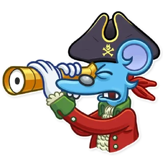 🏴‍☠️-The Itchy & Scratchy, Telegram Sticker