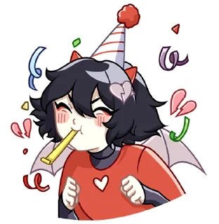 🥳-Ивэлтин без надписей @TgSticker, Telegram Sticker