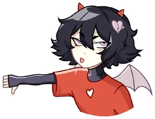 👎-Ивэлтин без надписей @TgSticker, Telegram Sticker