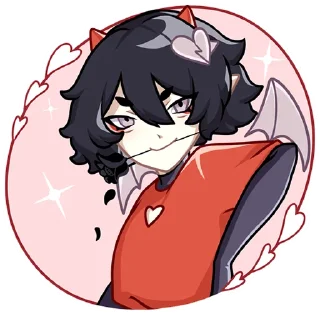 😈-Ивэлтин без надписей @TgSticker, Telegram Sticker
