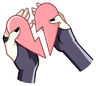 💔-Ивэлтин без надписей @TgSticker, Telegram Sticker